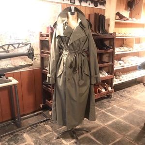 90s Polo Ralph Lauren Olive Green Trench Coat